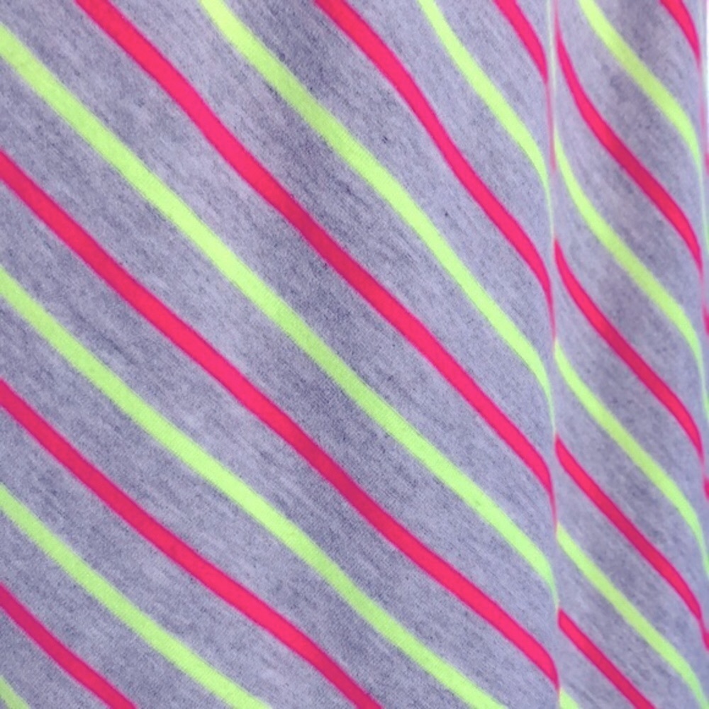 [Maurices] Neon Pink/Yellow Striped Racerback Mini Dress - Women's Size Medium - Picture 6 of 12